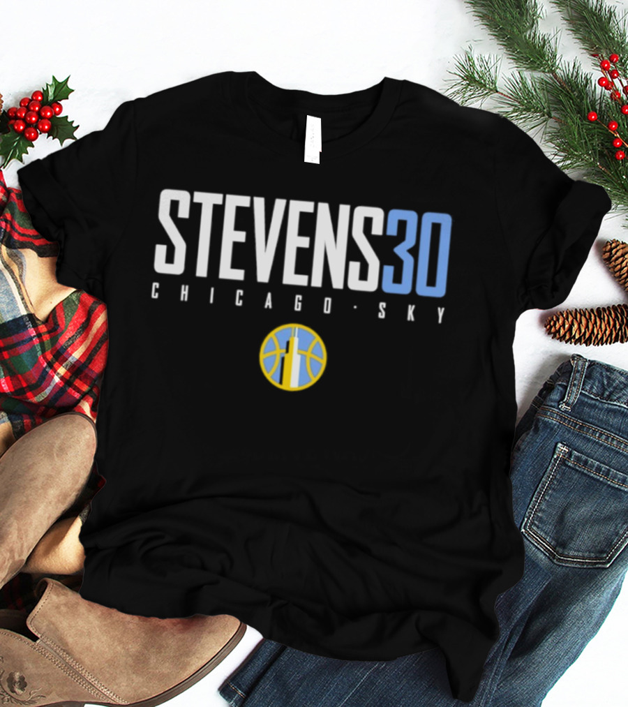 Azura Stevens 30 Chicago Sky WNBA Basketball T-Shirt