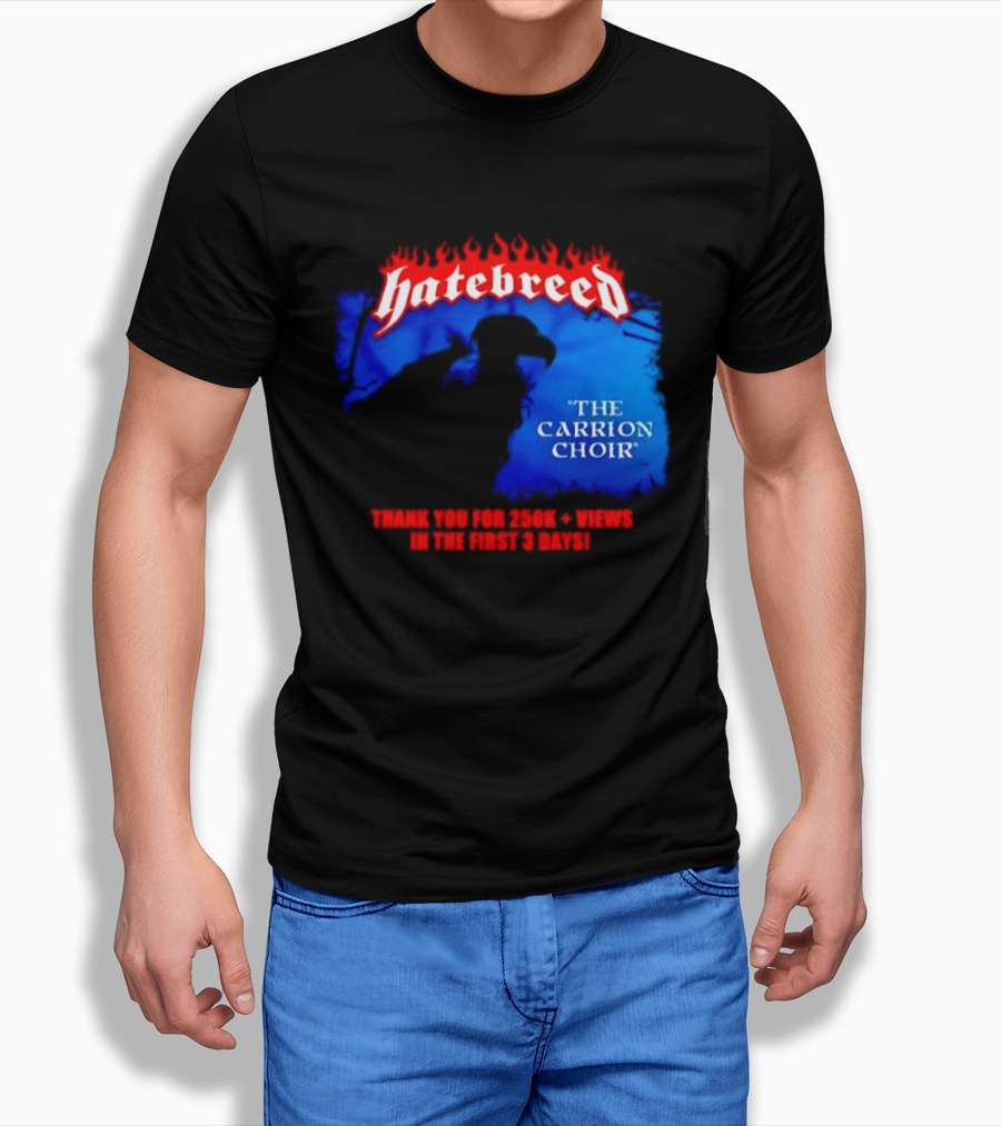 Hatebreed The Carrion Choir Metal Hardcore Album T-Shirt