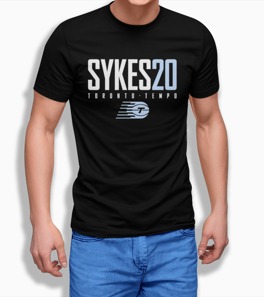 Sykes 20 Toronto Tempo WNBA T-Shirt