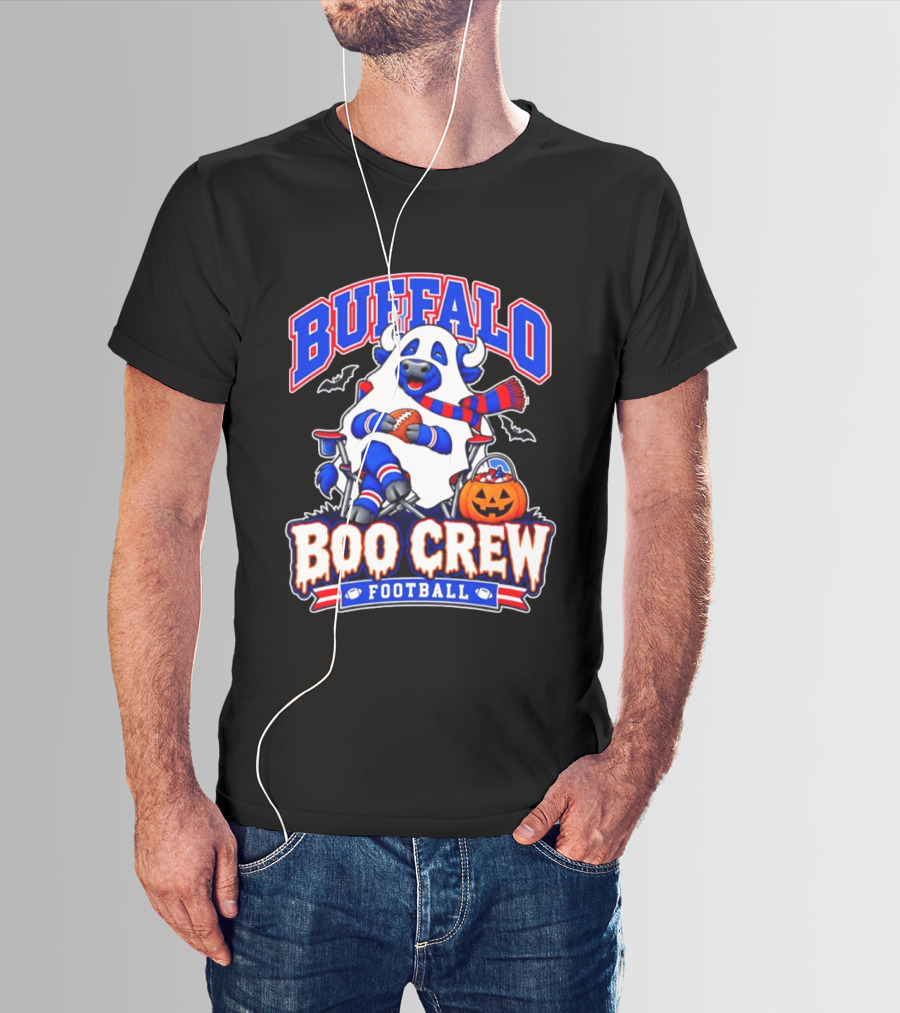 Buffalo Bills Boo Crew Halloween Football 2026 T-Shirt
