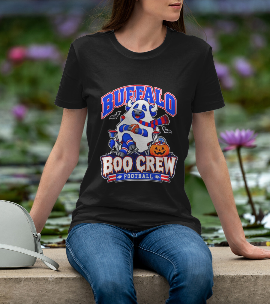 Buffalo Bills Boo Crew Halloween Football 2026 T-Shirt