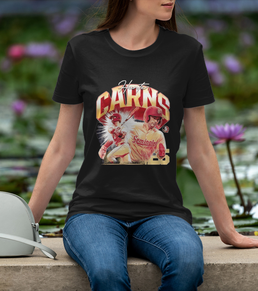 Hunter Carns Seminoles Baseball Florida State NCAA Player 25 T-Shirt