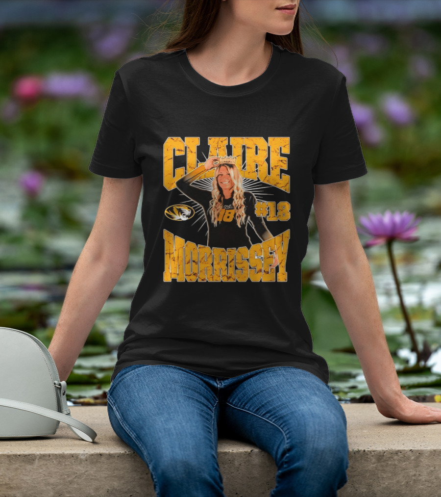 Claire Morrissey Missouri Tigers Volleyball #18 NCAA T-Shirt