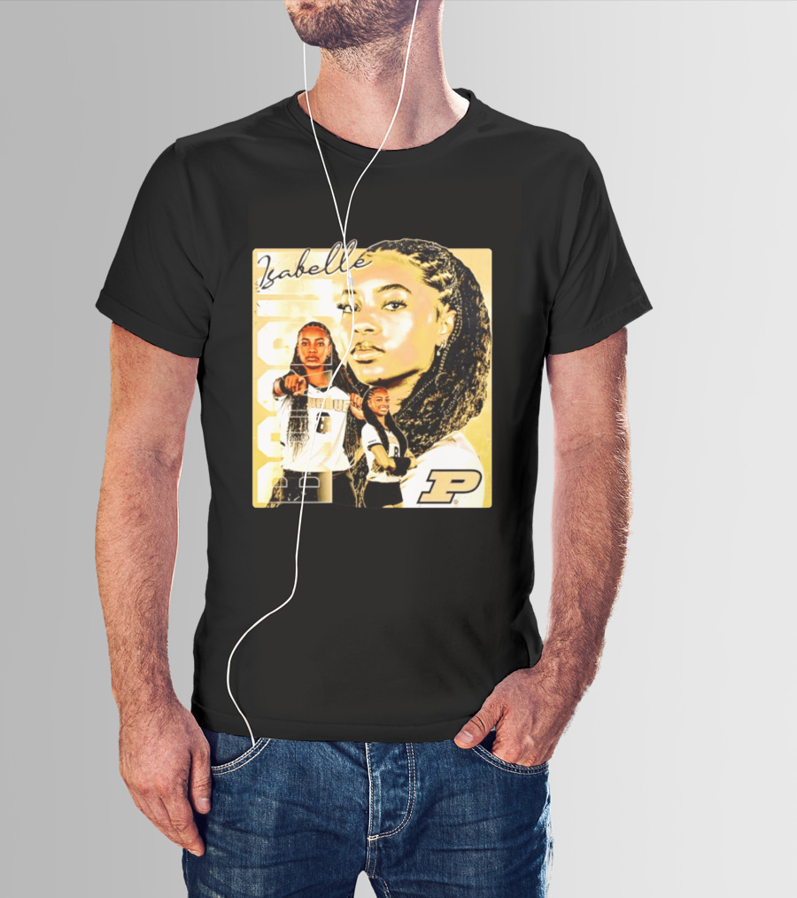 Isabelle Bardin Purdue Boilermakers Volleyball NCAA Team Player P Sports T-Shirt