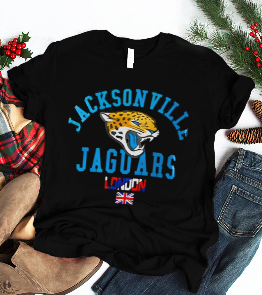 Jacksonville Jaguars London 2026 International Series UK Flag T-Shirt