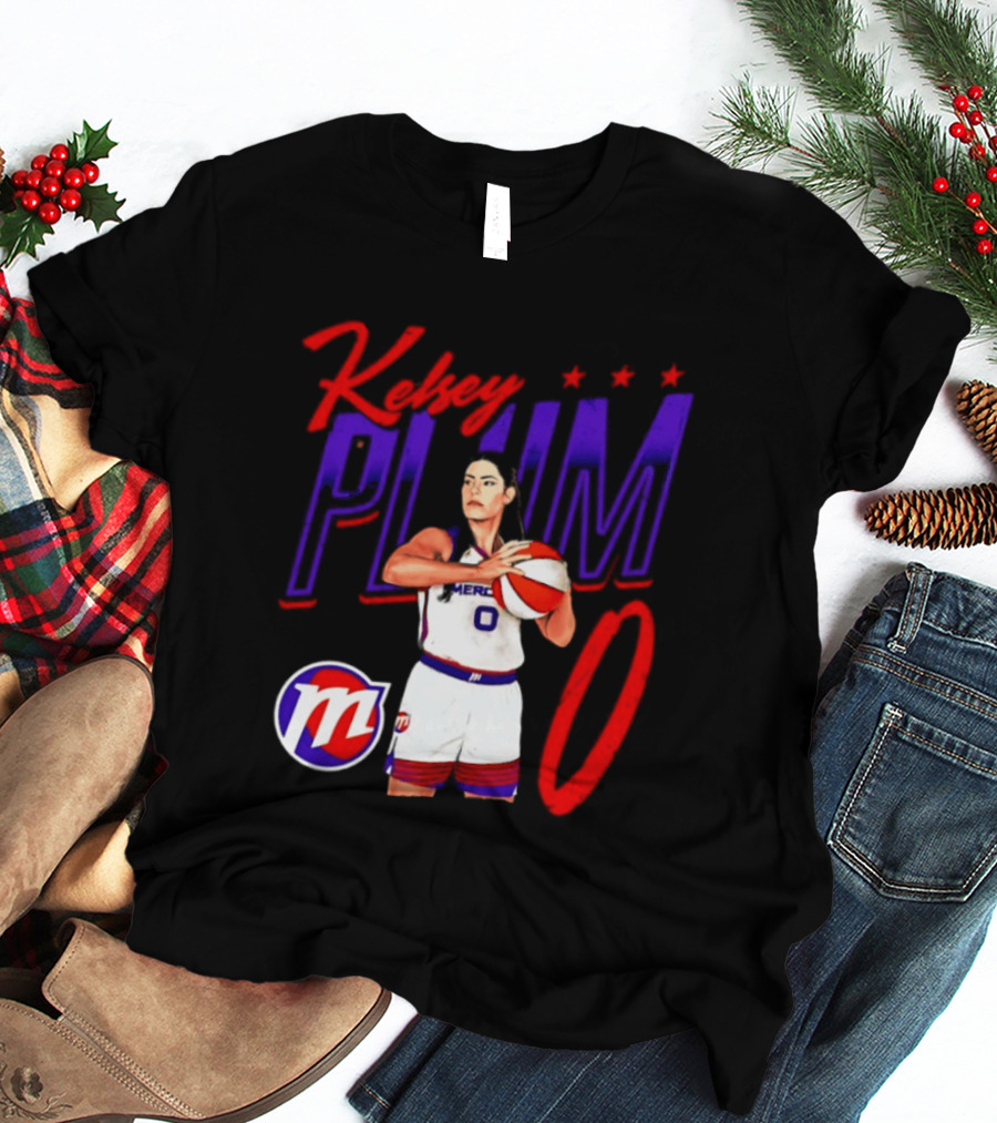 Kelsey Plum 0 Mercury WNBA Basketball Player T-Shirt