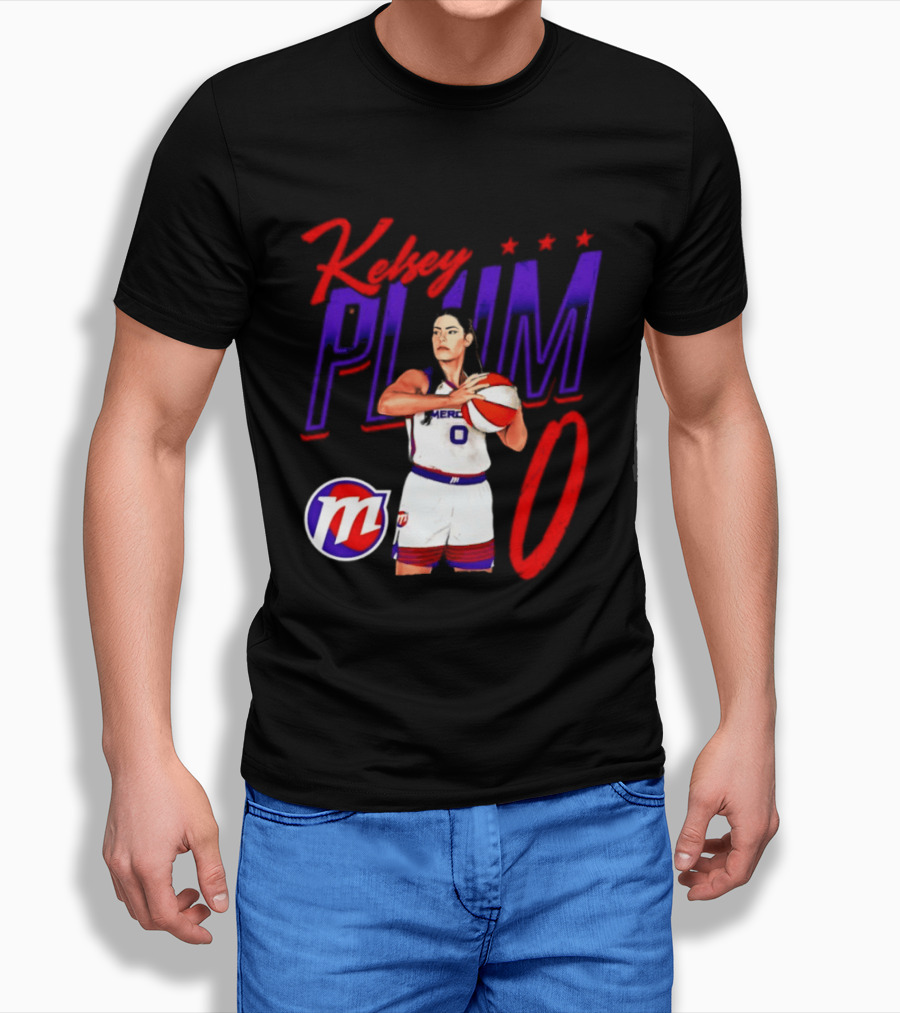 Kelsey Plum 0 Mercury WNBA Basketball Player T-Shirt