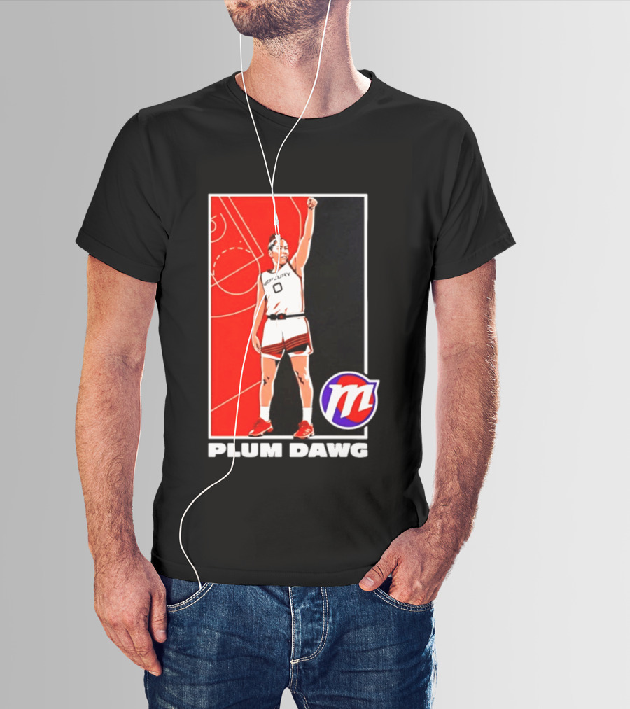 Kelsey Plum Phoenix Mercury 2026 WNBA Plum Dawg T-Shirt