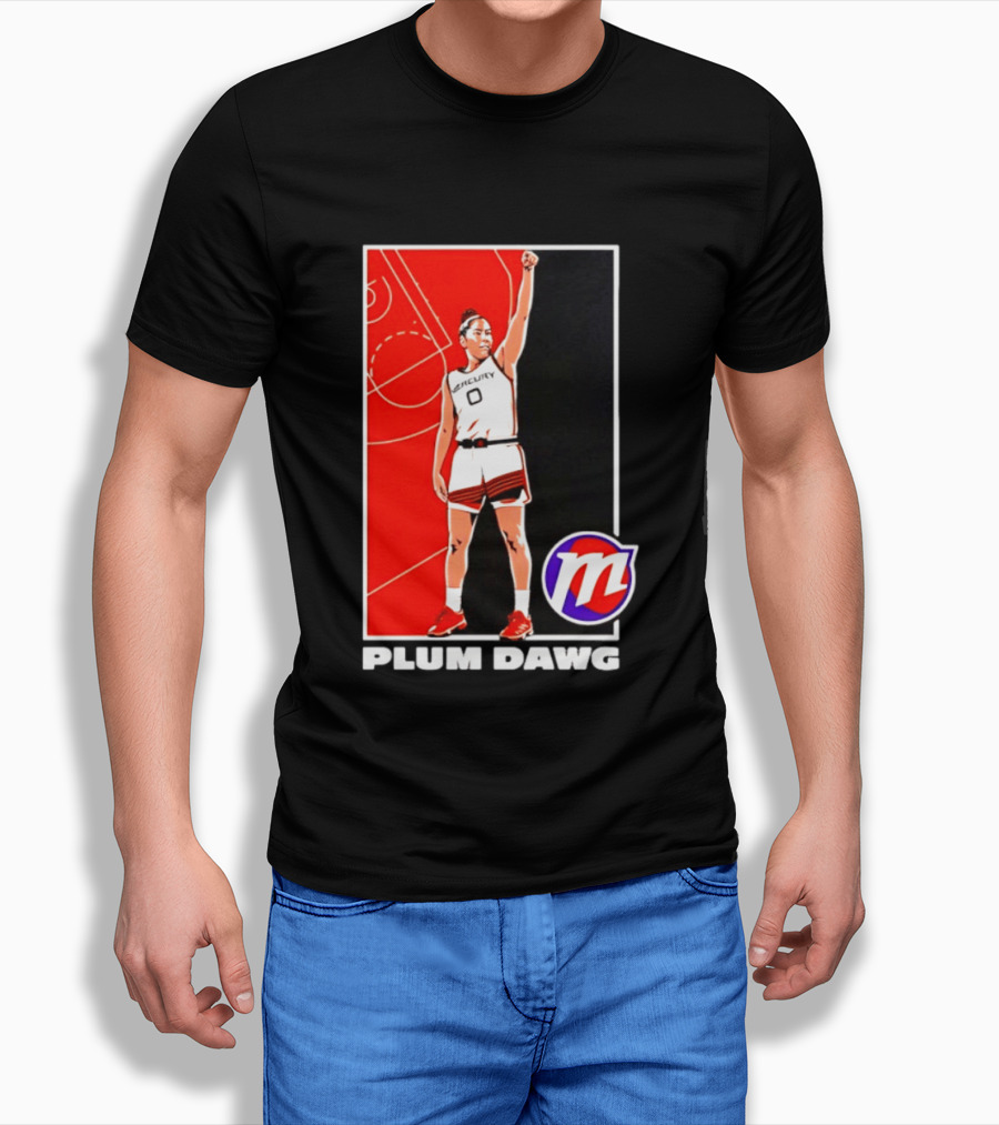 Kelsey Plum Phoenix Mercury 2026 WNBA Plum Dawg T-Shirt
