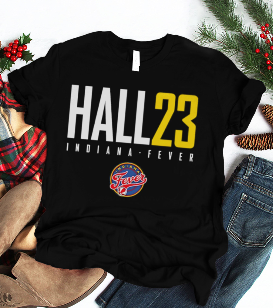 Indiana Fever Lexie Hall 23 WNBA Team Fan Gear T-Shirt