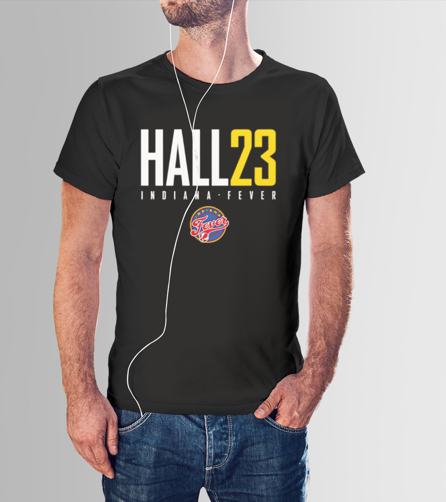 Indiana Fever Lexie Hall 23 WNBA Team Fan Gear T-Shirt