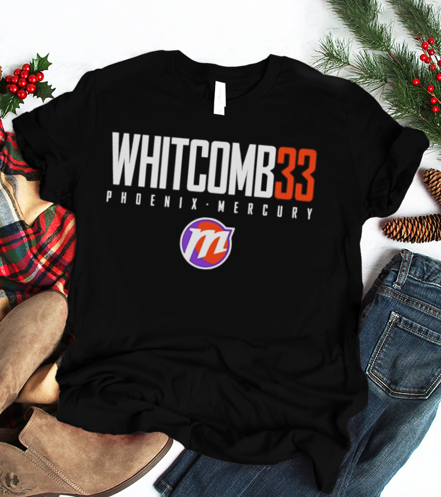 Whitcomb 33 Phoenix Mercury WNBA Name And Number T-Shirt
