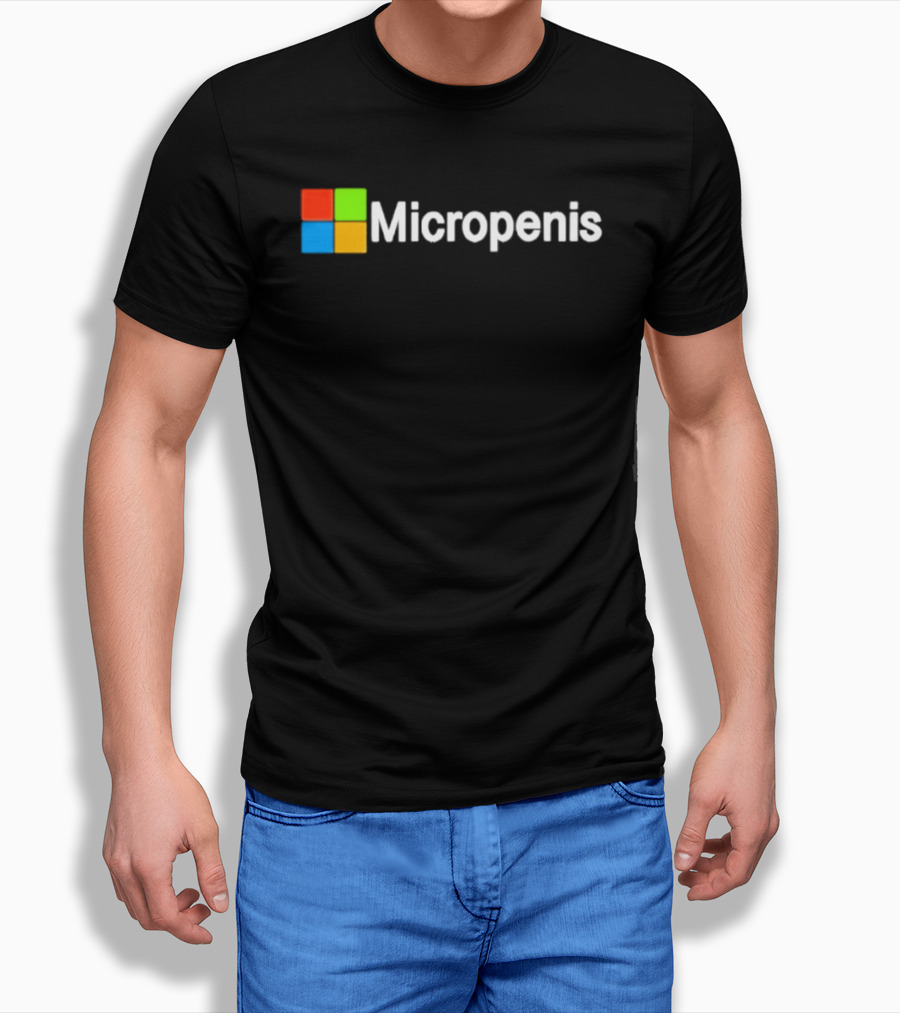 Micropenis Microsoft Parody Blocks T-Shirt