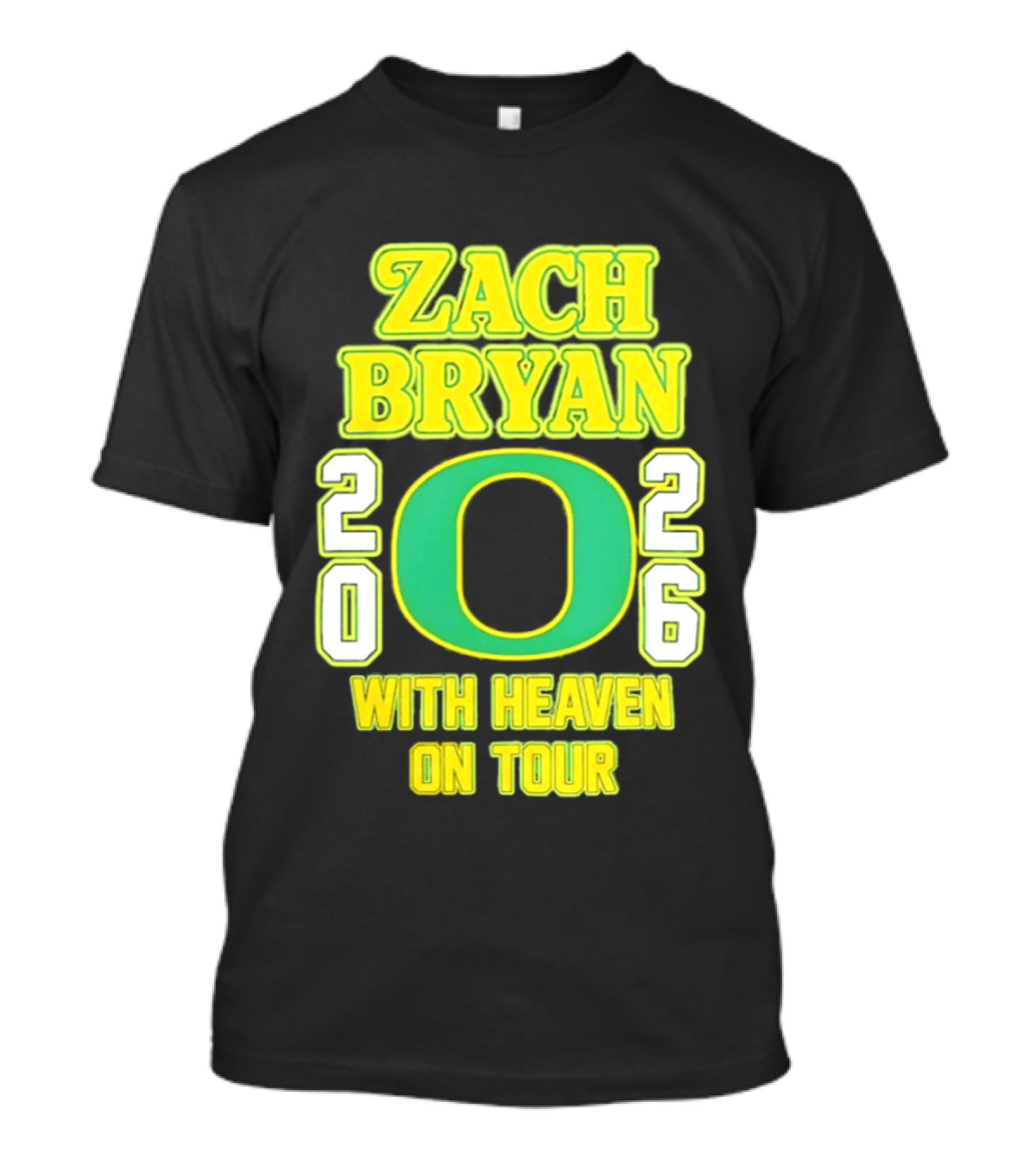 Zach Bryan Oregon 2026 With Heaven On Tour T-Shirt