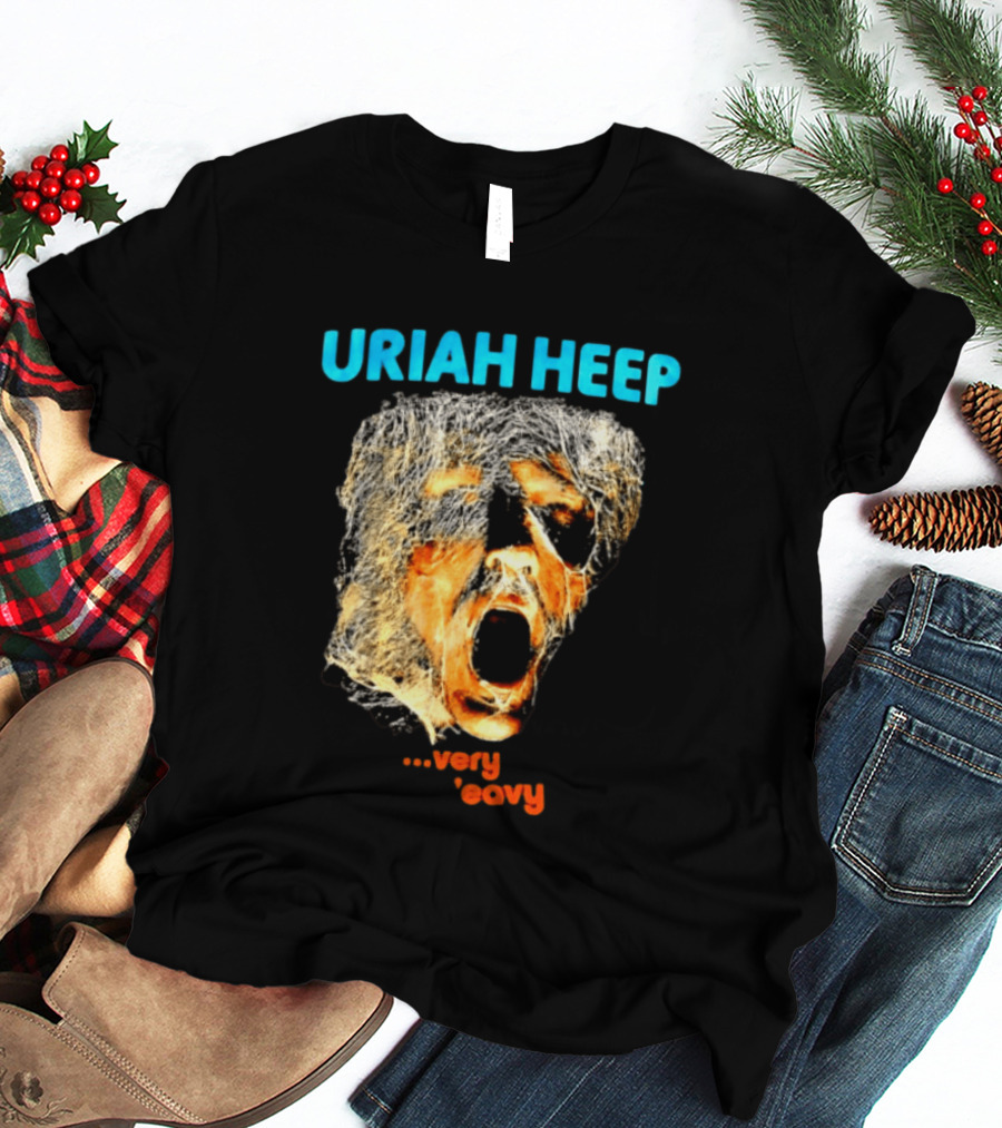 Uriah Heep Very 'Eavy Album Cover Art Hard Rock Music T-Shirt