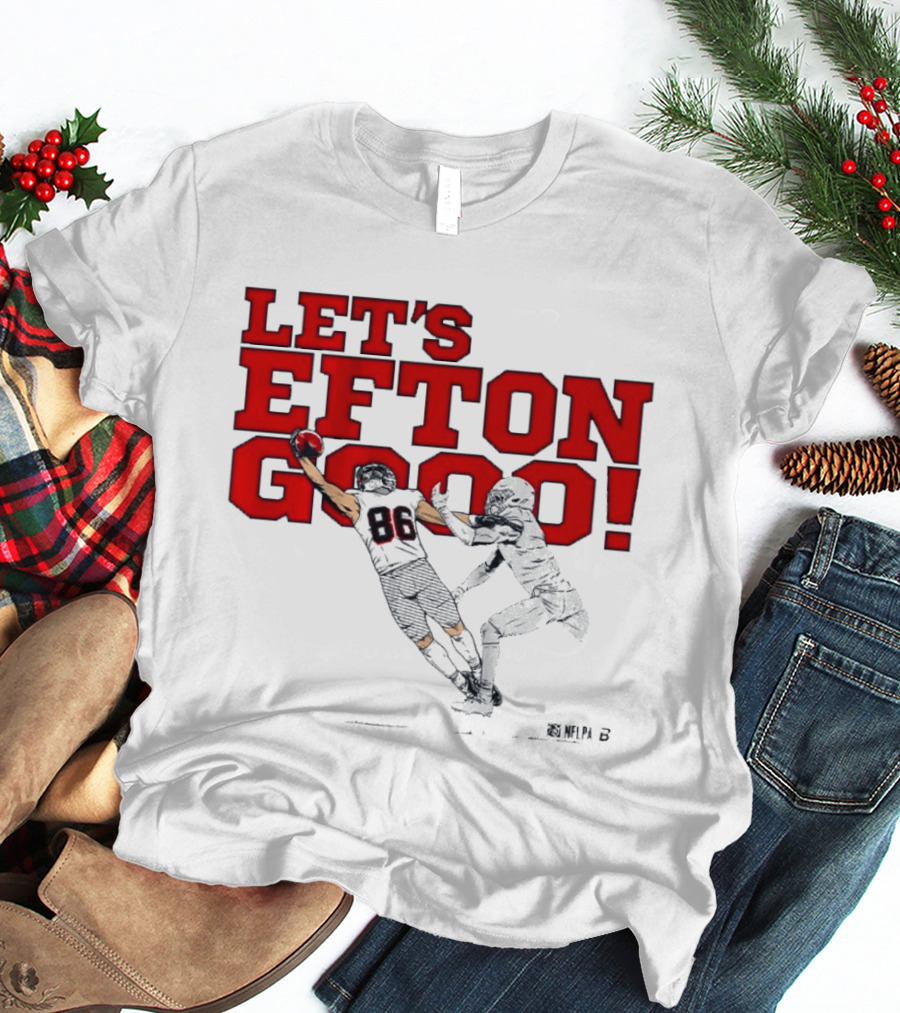 LET'S EFTON GO 88 Football Action Sports T-Shirt