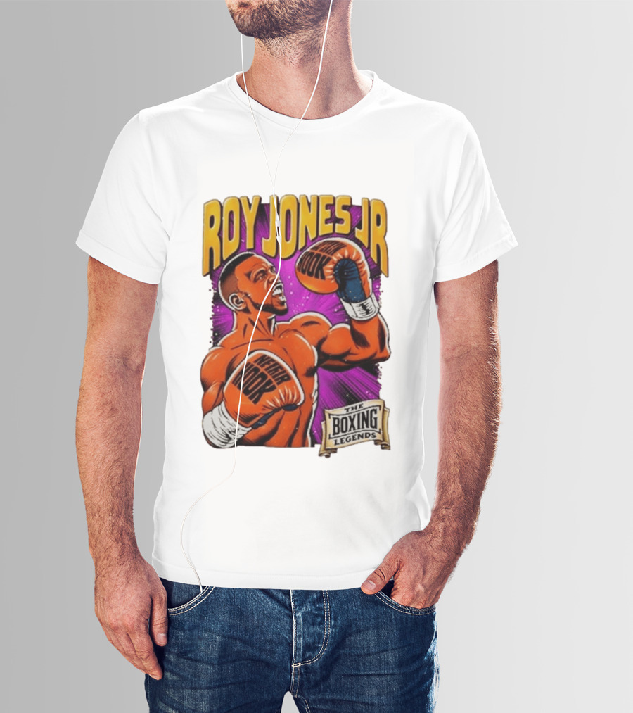 Roy Jones Jr Captain Hook Boxing Legends Wear Hook T-Shirt