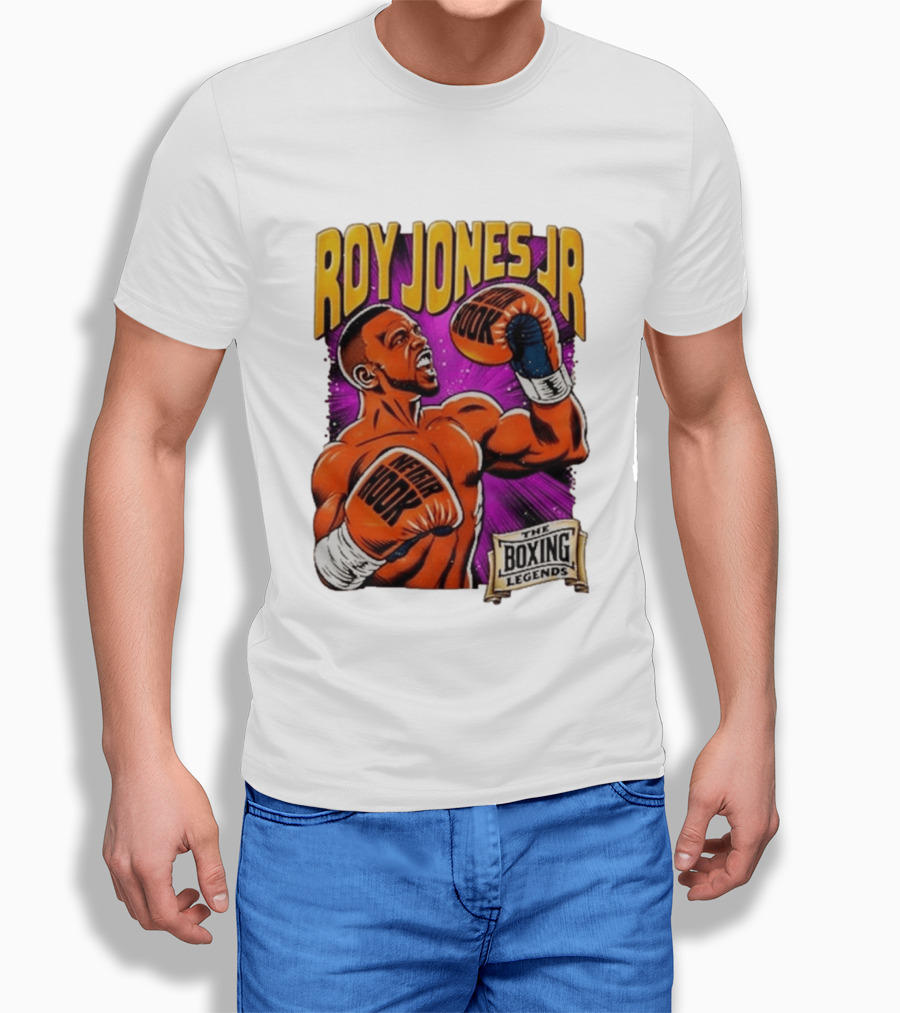 Roy Jones Jr Captain Hook Boxing Legends Wear Hook T-Shirt
