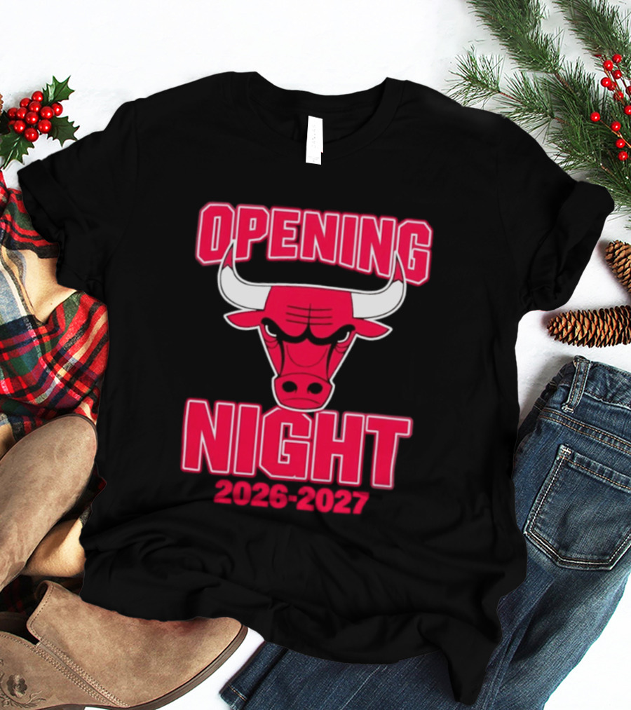 Chicago Bulls Opening Night 2026 2027 NBA T-Shirt