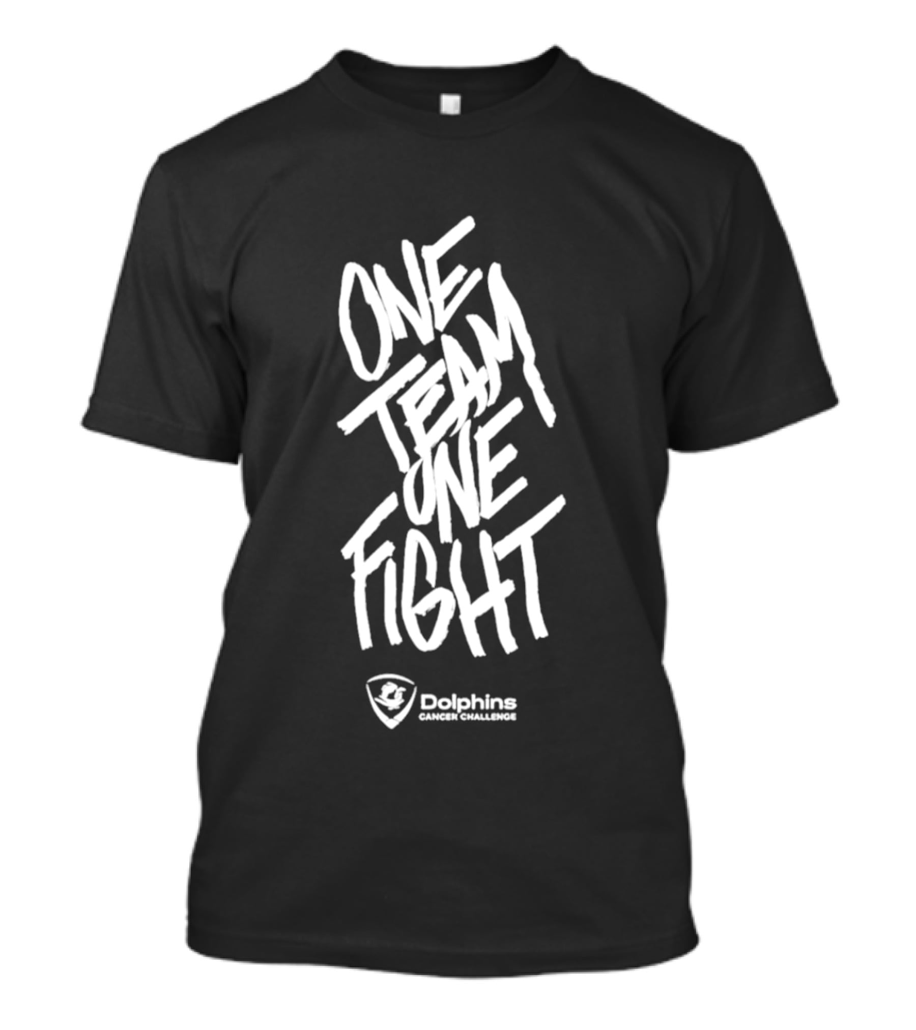 Dolphins One Team One Fight Crucial Catch NFL Fan Support T-Shirt
