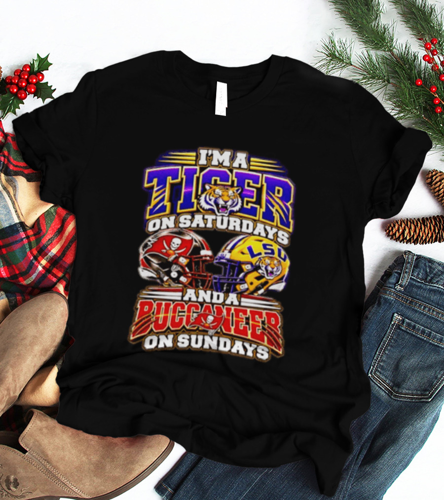 I'm A Tiger On Saturdays And A Buccaneer On Sundays T-Shirt