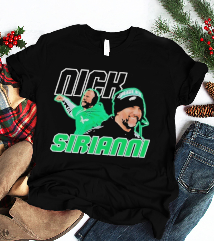 Nick Sirianni Philadelphia Eagles Kelly Green T-Shirt