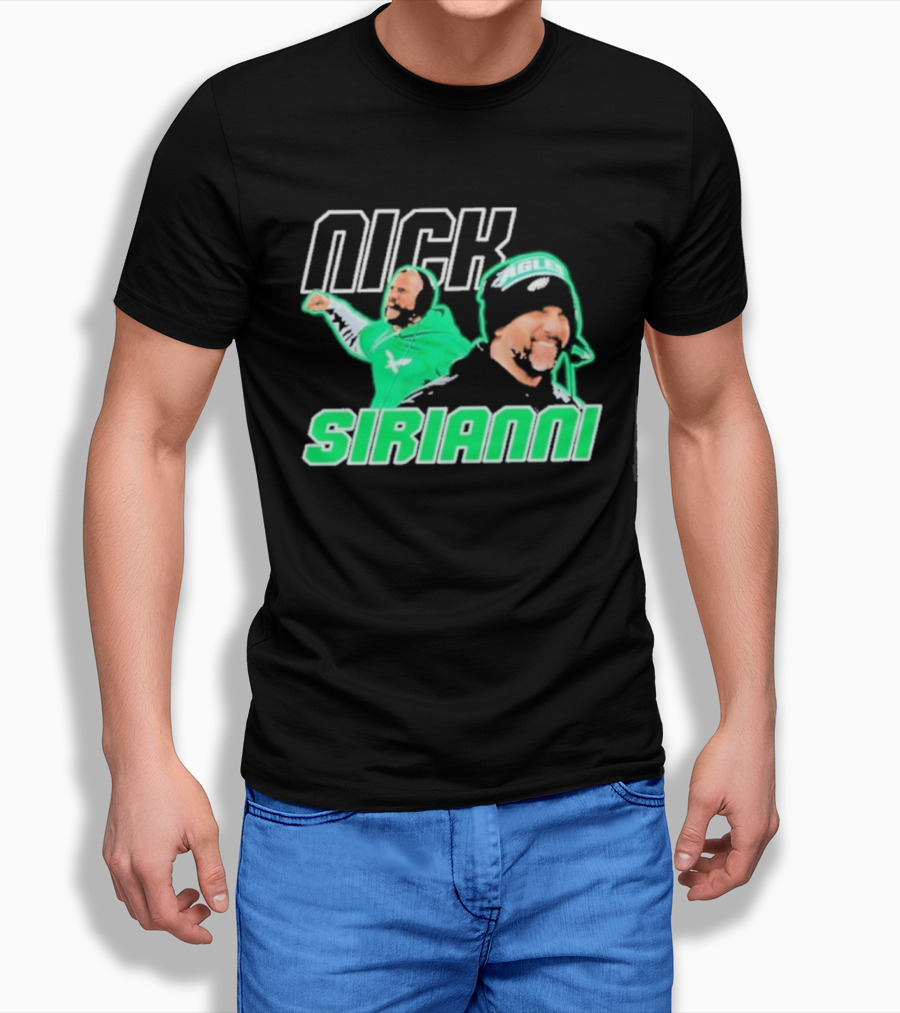 Nick Sirianni Philadelphia Eagles Kelly Green T-Shirt