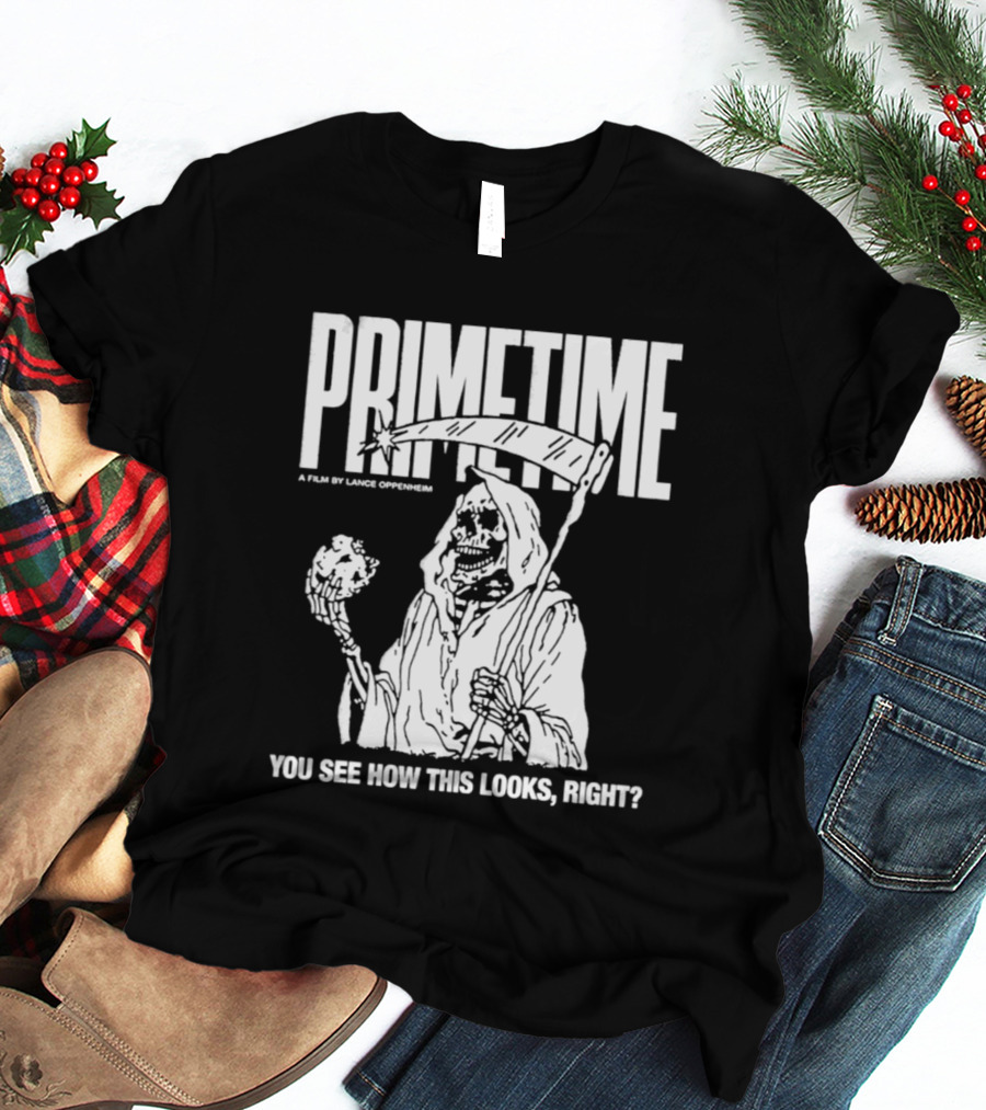 Robert Pattinson Primetime You See How This Looks Right A Film By Louis Oppenheim T-Shirt
