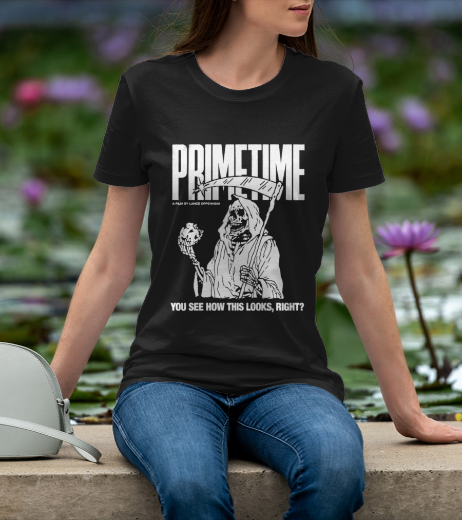 Robert Pattinson Primetime You See How This Looks Right A Film By Louis Oppenheim T-Shirt