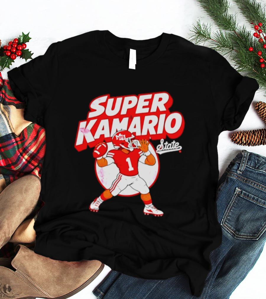 Super Kamario Mississippi State Bulldogs Football Player T-Shirt