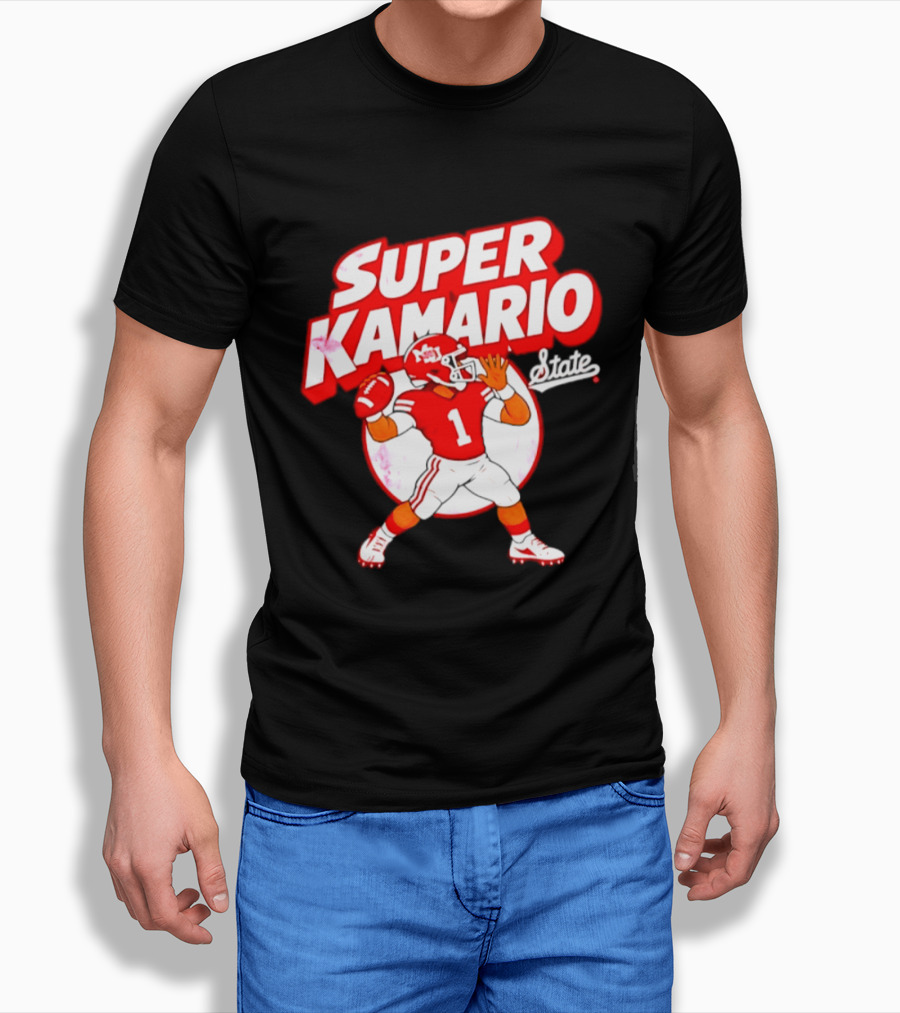 Super Kamario Mississippi State Bulldogs Football Player T-Shirt