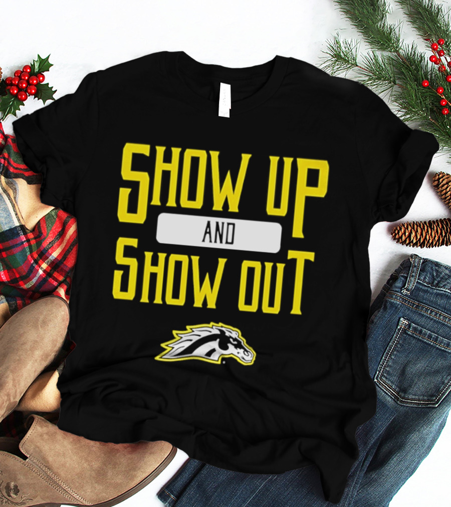 Western Michigan Broncos Show Up Show Out Bold Yellow T-Shirt