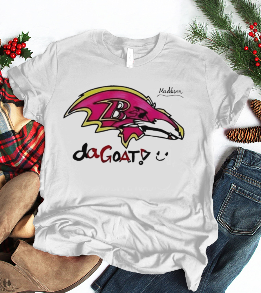 Baltimore Ravens Crucial Catch 2026 Young Heroes Fighting Cancer DaGOAT T-Shirt