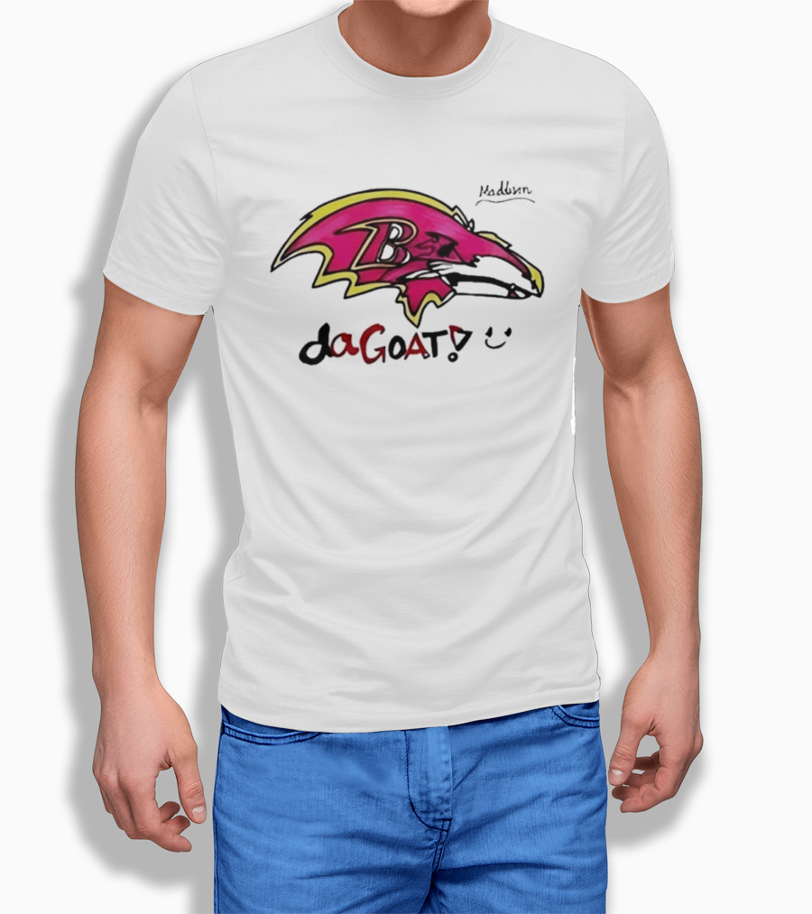 Baltimore Ravens Crucial Catch 2026 Young Heroes Fighting Cancer DaGOAT T-Shirt