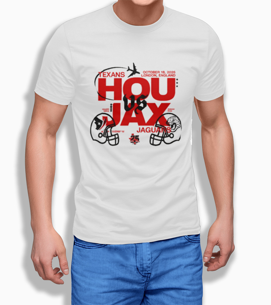 Houston Texans Vs Jacksonville Jaguars London September 12 2026 International Game T-Shirt