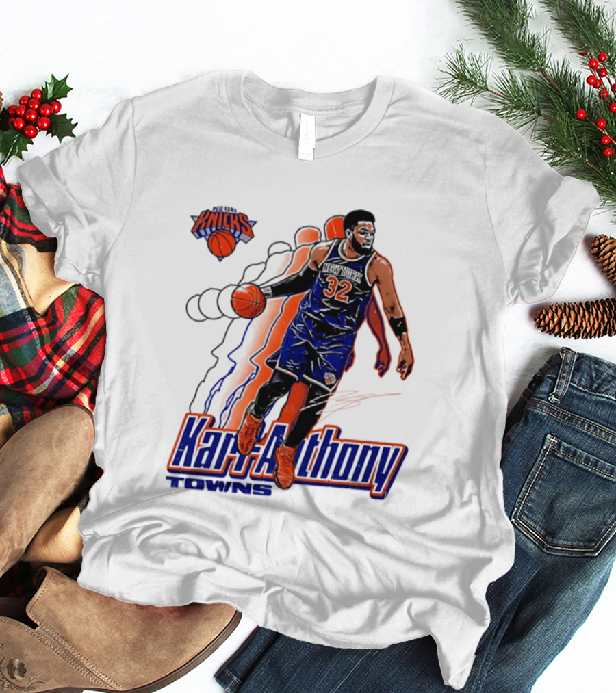 Karl Anthony Towns New York Knicks Basketball 32 T-Shirt