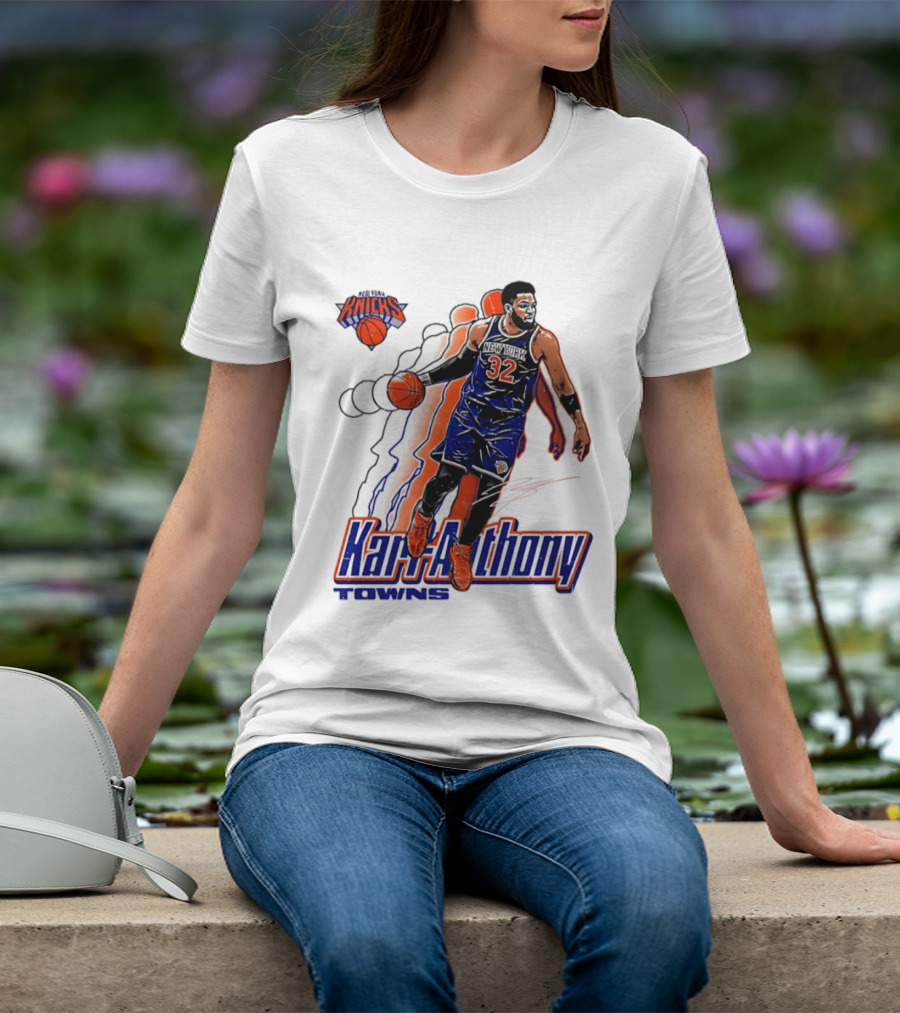 Karl Anthony Towns New York Knicks Basketball 32 T-Shirt