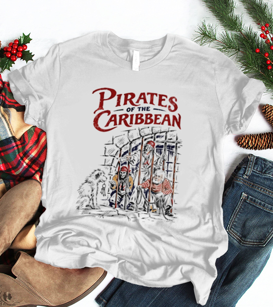 Pirates Of The Caribbean Jail Scene Disney Adventure T-Shirt