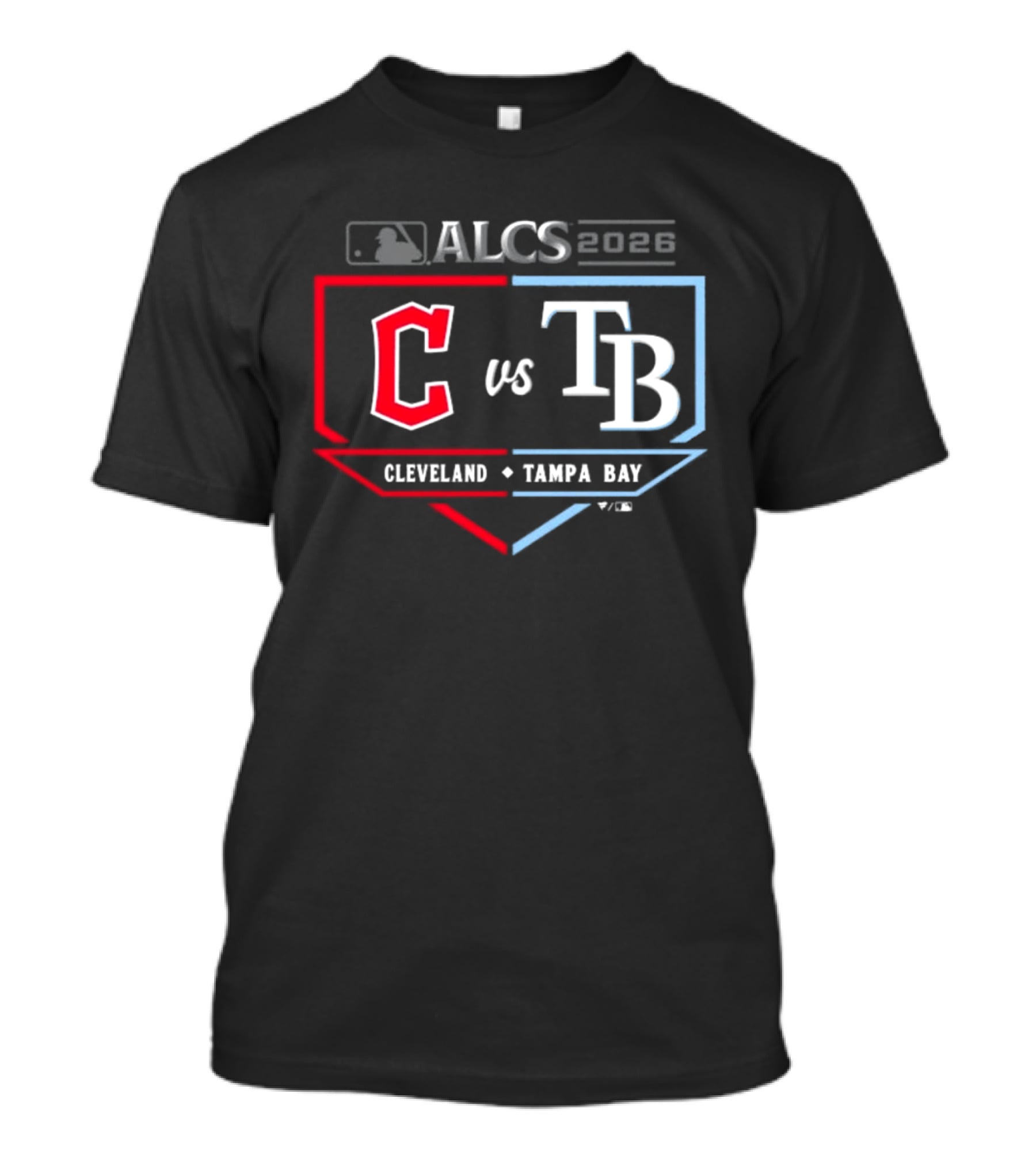 Cleveland Guardians Vs Tampa Bay Rays 2026 ALCS Matchup Official MLB T-Shirt