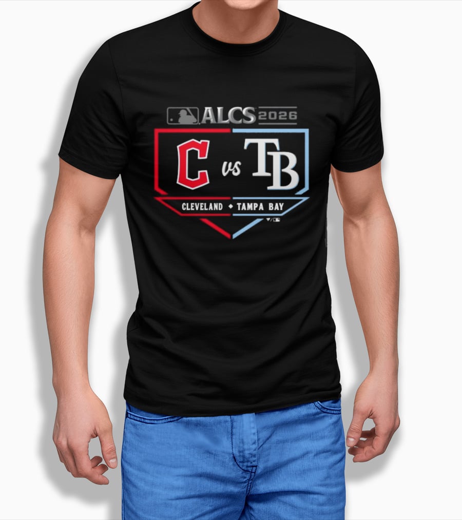 Cleveland Guardians Vs Tampa Bay Rays 2026 ALCS Matchup Official MLB T-Shirt