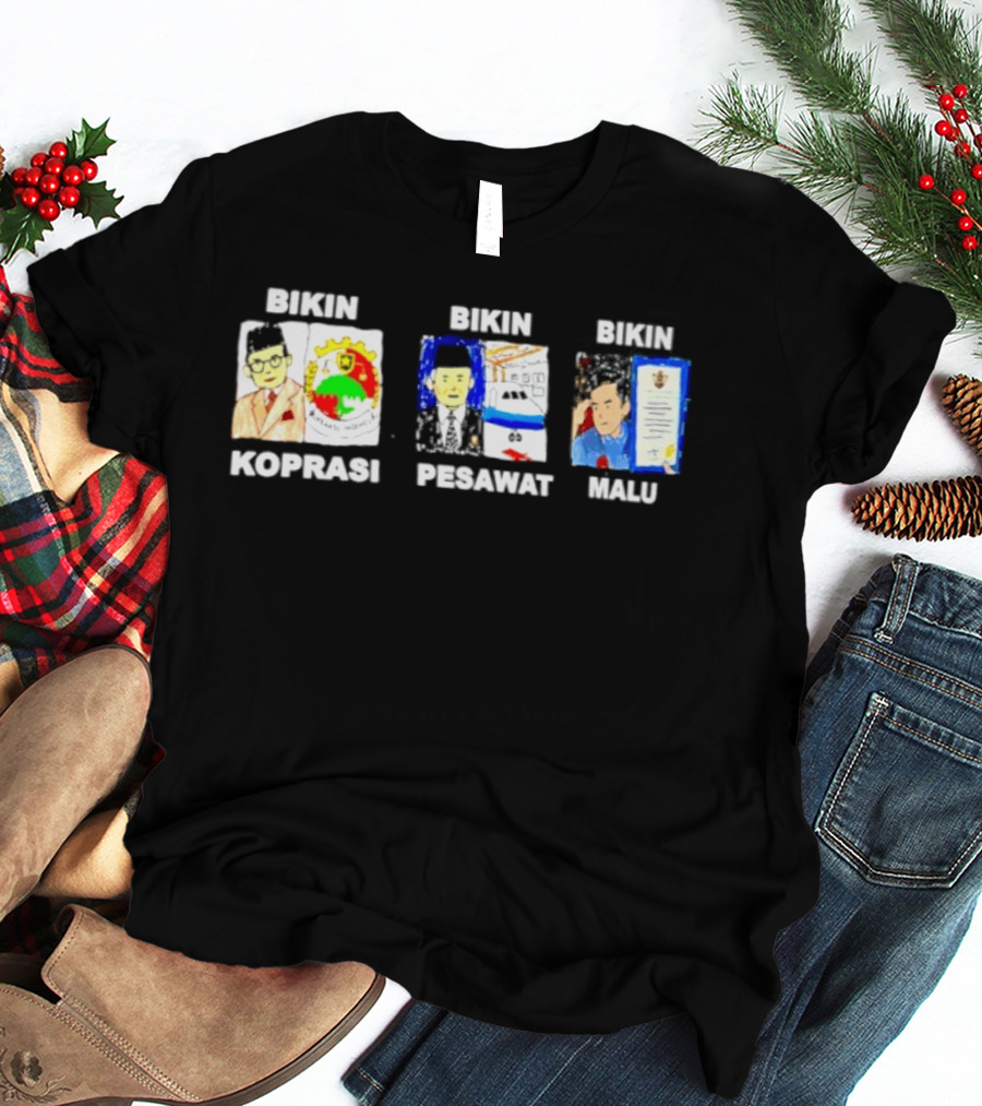 Indonesia Bikin Koprasi Pesawant Malu Comic T-Shirt