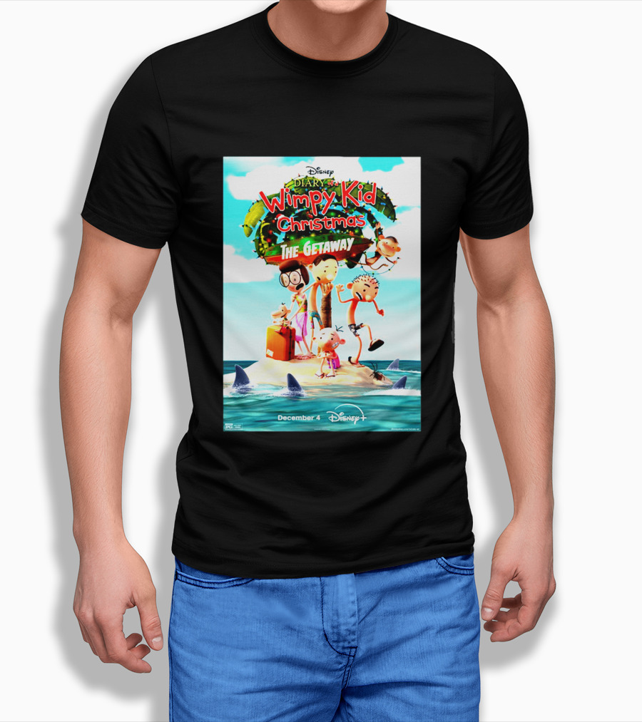 Disney Diary Of A Wimpy Kid Christmas The Getaway December 4 Disney+ T-Shirt