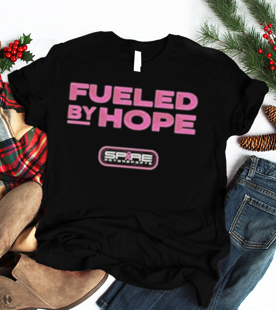 Fueled By Hope Spire Enterprises Pink Ribbon 2026 T-Shirt