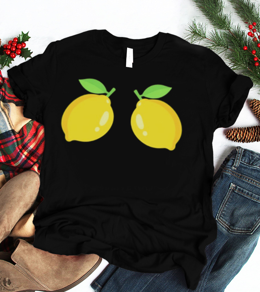 Lemons Over Boobs Bold Citrus T-Shirt