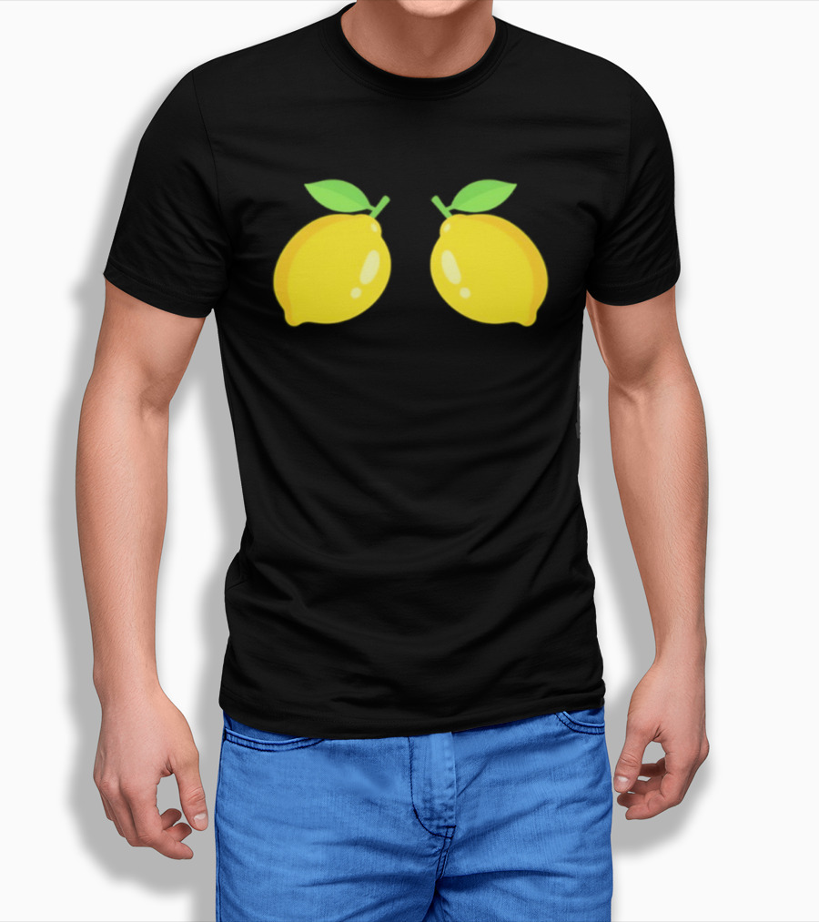 Lemons Over Boobs Bold Citrus T-Shirt