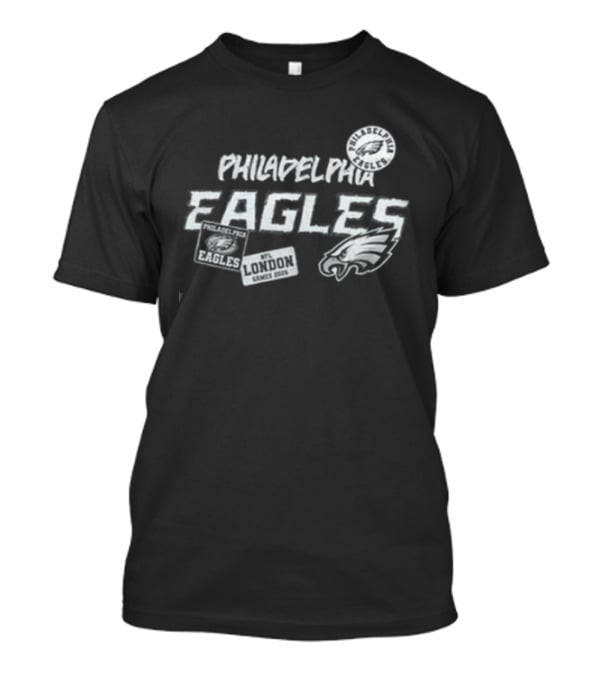 Philadelphia Eagles 2026 London Game Limited Edition Moon And Passport T-Shirt