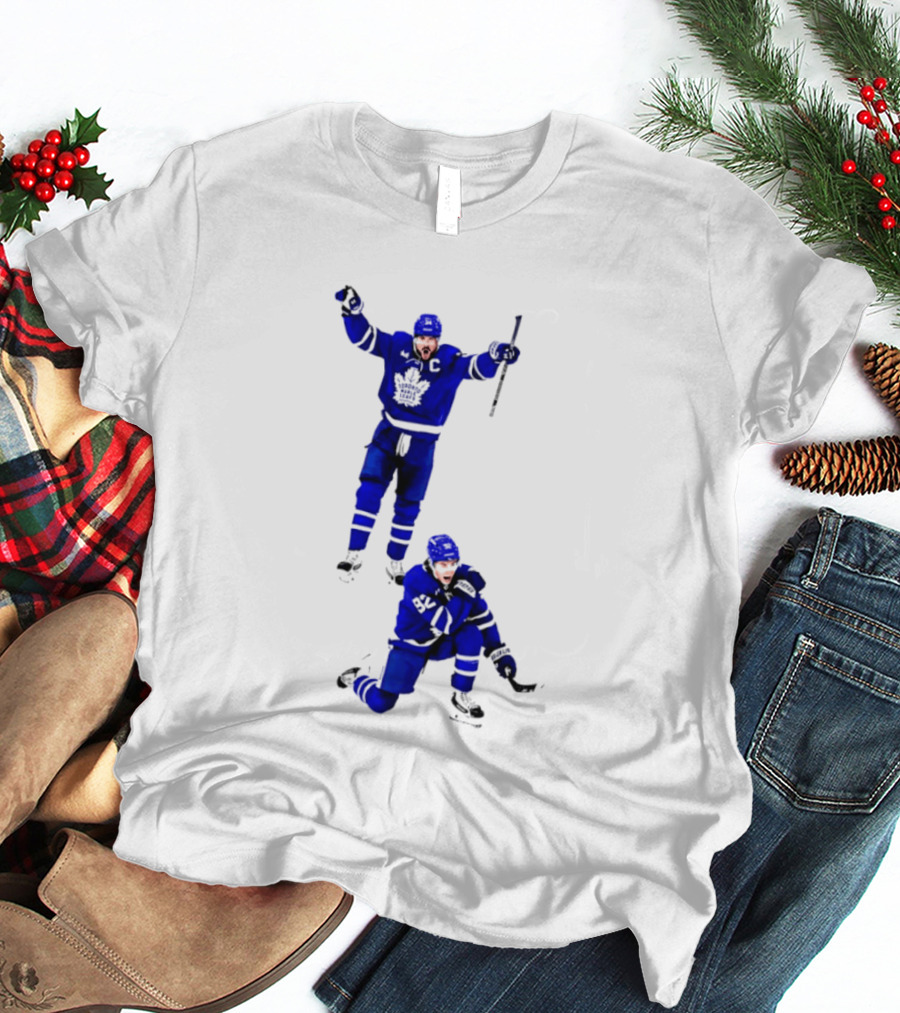 Auston Matthews Gavin McKenna Toronto Maple Leafs Firts One Hockey Players T-Shirt