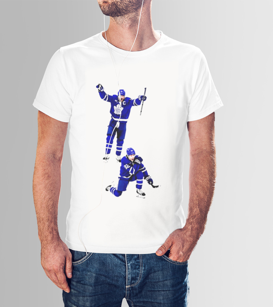 Auston Matthews Gavin McKenna Toronto Maple Leafs Firts One Hockey Players T-Shirt