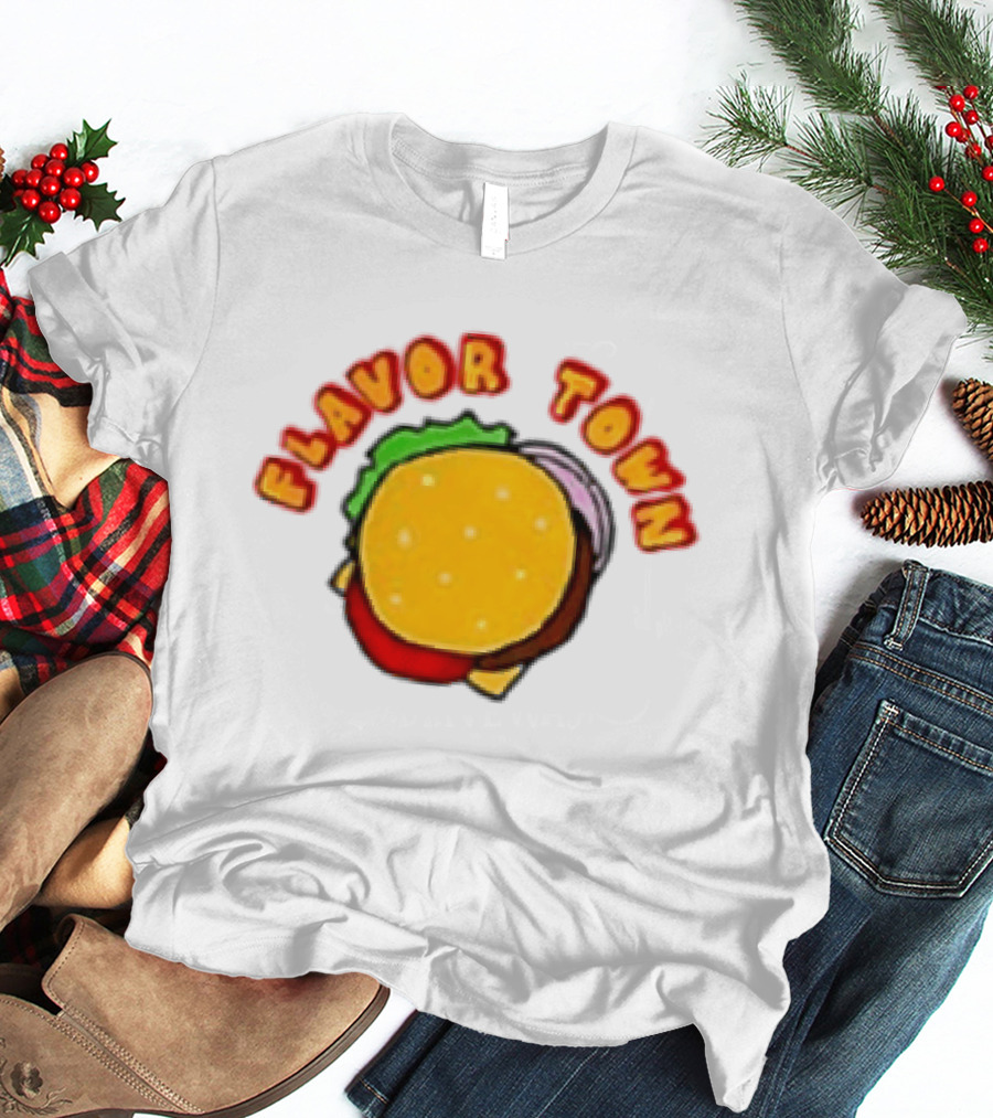 Burger Flavor Town Artisan Adjunct Ales Hot Tub Party For Ur Taste Buds T-Shirt