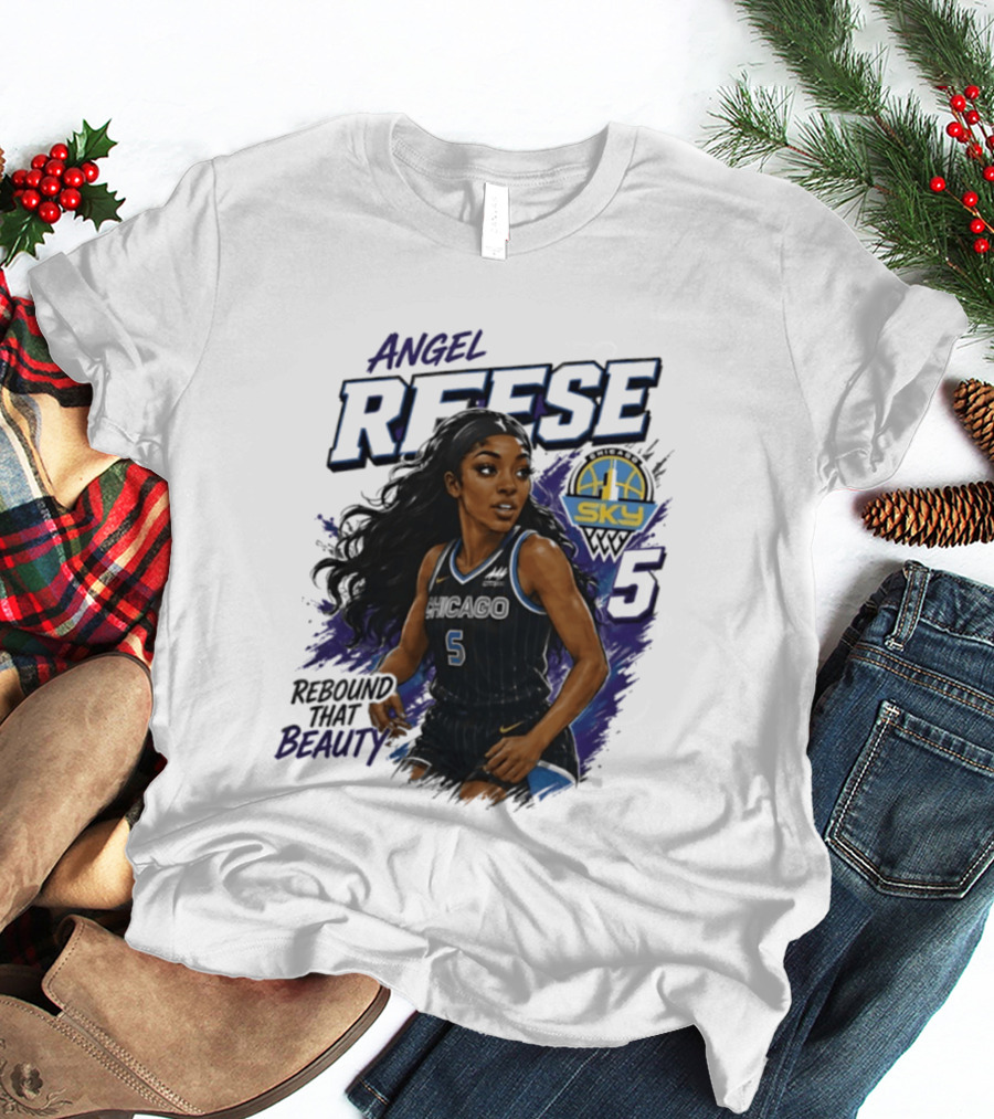 Angel Reese Chicago Sky 5 Rebound That Beauty T-Shirt
